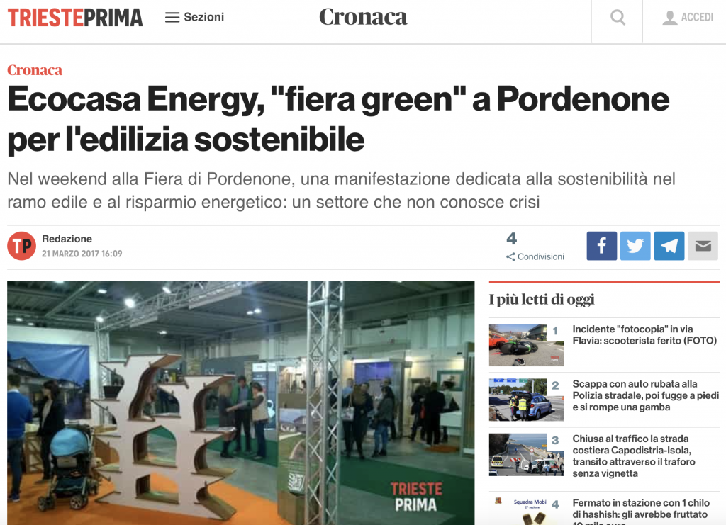 Triesteprima Ecocasa 2017