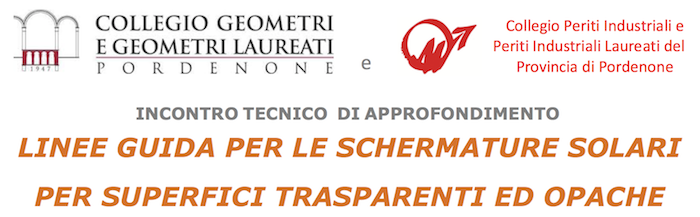 Incontro tecnico di approfondimento: linee guide per la schermatura solare