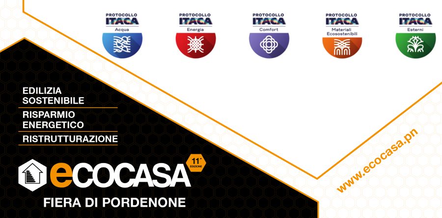 Aspettando Ecocasa 2021: settori espositivi e Protocollo Itaca